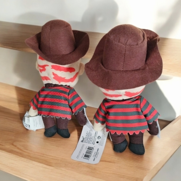 Freddy Krueger A Nightmare on Elm Street RUZ 9" Plush Character Toy Pair 2x nwot - Picture 4 of 12
